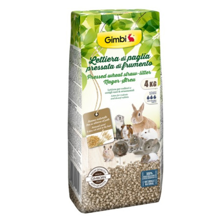 Litter de Palha de Trigo Prensado - Gimbi