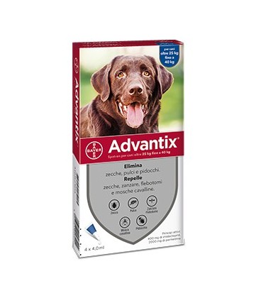 Advantix ≤ 4 Kg - 40 Kg - Bayer
