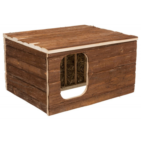 Cabana Natural Living "Hilke" com Dispensador de Feno - TRIXIE