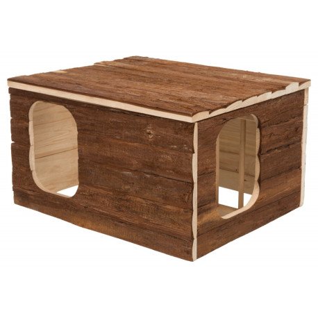 Cabana Natural Living "Hilke" com Dispensador de Feno - TRIXIE