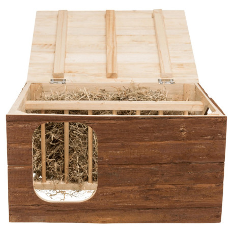 Cabana Natural Living "Hilke" com Dispensador de Feno - TRIXIE