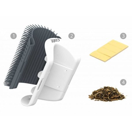 Escova Elevada com Catnip Senses 2.0 - Catit