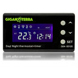 Termostato Digital dia / noite com temporizador - GIGANTERRA