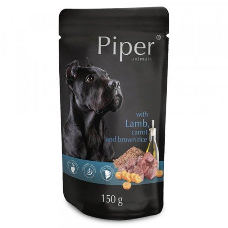 Húmido de Borrego, Cenoura e Arroz Integral - Piper