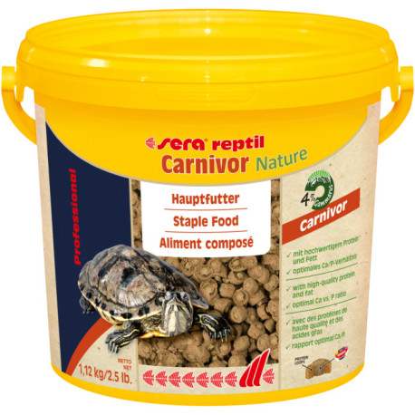 Sera reptil Carnivor Nature Professional