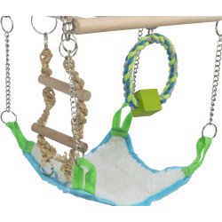 Ponte Suspensa com Hammock e Brinquedos - TRIXIE
