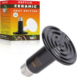 Lâmpada de Aquecimento para Répteis 75W, Emissor de Calor Cerâmico - LUCKY HERP