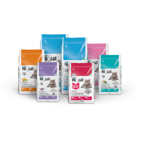 Areia Aglomerante com Aroma a Talco - RoCat