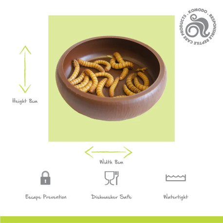 Comedouro Anti-fuga de Larvas - Komodo