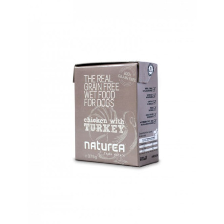Naturea Wet Dog Chicken & Peru 375 gr Naturea Wet Dog Chicken & Peru 375 gr