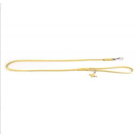 Collar Glamour Trela de Couro (L10mm C122cm)