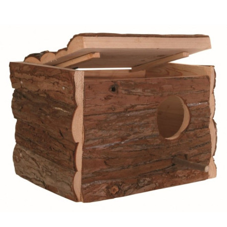 Ninho Madeira Natural p/ Caturras 30x20x20