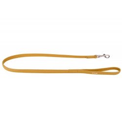 Trela de Couro - Collar Glamour 122cm Amarela