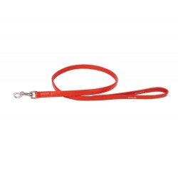 Trela de Couro - Collar Glamour 122cm Vermelho