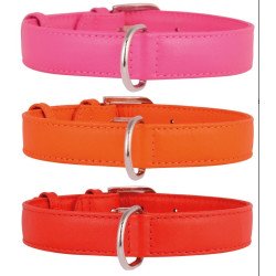 Collar de Couro "COLLAR Glamour" 18-21cm CORES