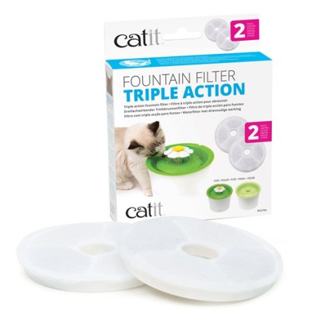 Recarga Filtro Água Catit 2pçs. Recarga Filtro Água Catit 2pçs.