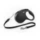 Trela Flexi Classic Fita M - 5m Preta