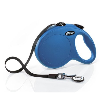 Trela Flexi Classic Fita L - 5m Azul