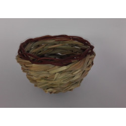 Ninho Sisal Branco c/ Gancho Canarios