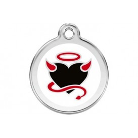 Medalha c/ Coração Diabólico - Red Dingo