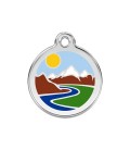 Medalha c/ Montanhas - Red Dingo