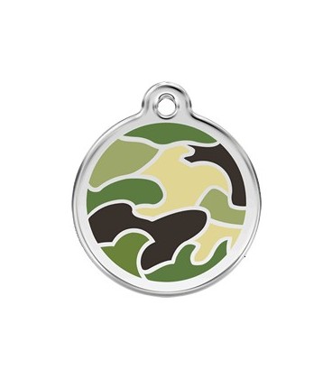 Medalha c/ Padrão Camuflagem - Red Dingo