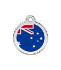 Medalha c/ Bandeira da Austrália - Red Dingo