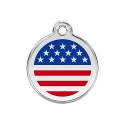 Medalha c/ Bandeira dos EUA - Red Dingo