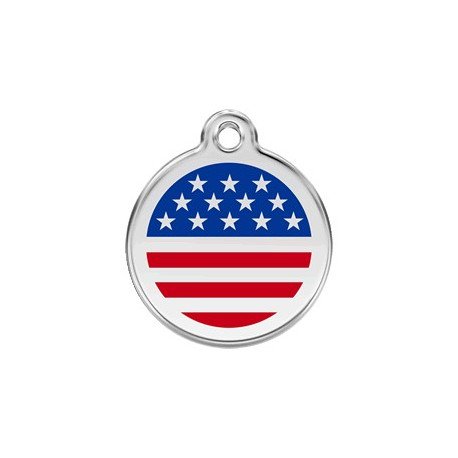 Medalha c/ Bandeira dos EUA - Red Dingo