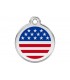 Medalha c/ Bandeira dos EUA - Red Dingo