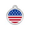 Medalha c/ Bandeira dos EUA - Red Dingo