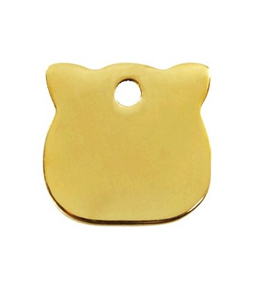 Medalha c/ Forma de Gato Simples - Red Dingo