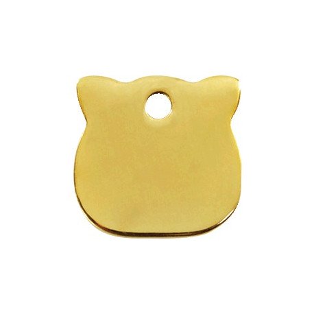 Medalha c/ Forma de Gato Simples - Red Dingo