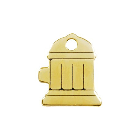 Medalha c/ Forma de Boca de Incêndio - Red Dingo