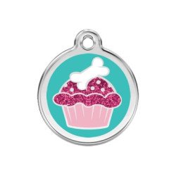 Medalha c/ Cupcake Brilhante - Red Dingo