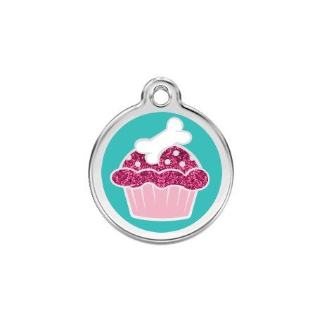 Medalha c/ Cupcake Brilhante - Red Dingo