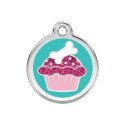 Medalha c/ Cupcake Brilhante - Red Dingo