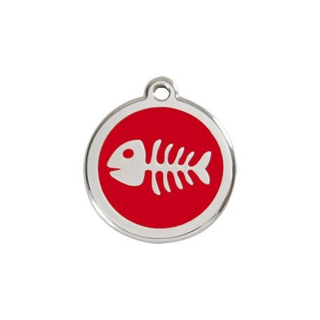 Medalha c/ Espinha de Peixe - Red Dingo