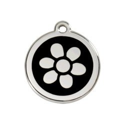 Medalha c/ Flôr - Red Dingo