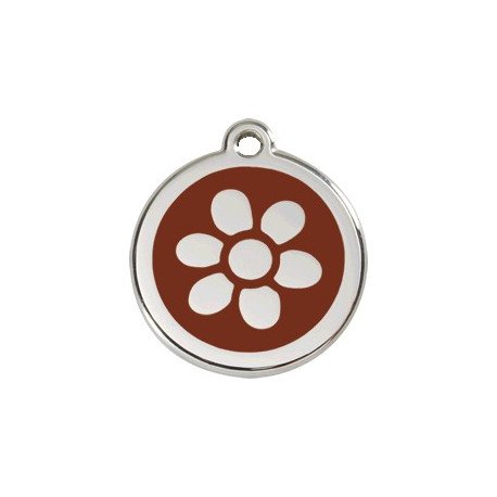 Medalha c/ Flôr - Red Dingo