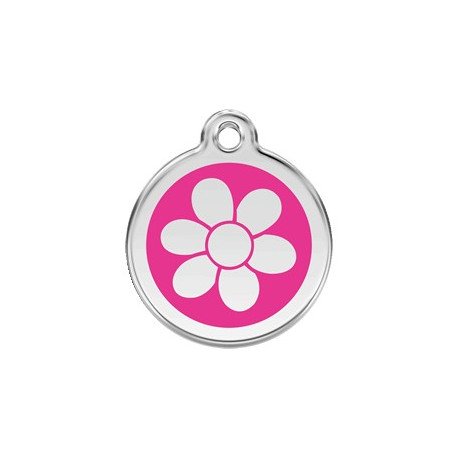 Medalha c/ Flôr - Red Dingo