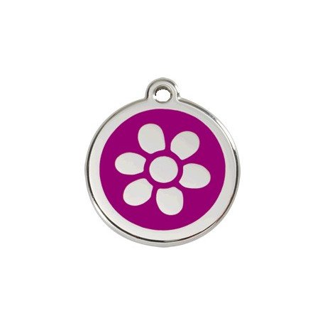 Medalha c/ Flôr - Red Dingo