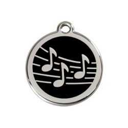 Medalha c/ Notas Músicais - Red Dingo