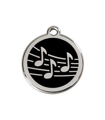 Medalha c/ Notas Músicais - Red Dingo