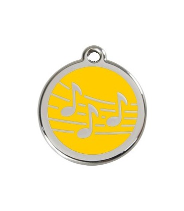 Medalha c/ Notas Músicais - Red Dingo