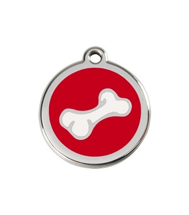 Medalha c/ Osso 3D - Red Dingo