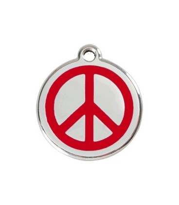 Medalha c/ Símbolo da Paz - Red Dingo